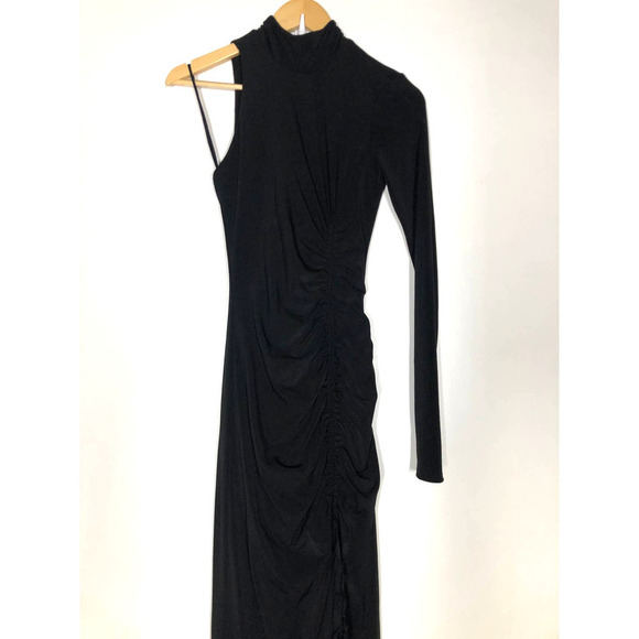 Cinq à Sept Francoise Gown Long Sleeve Black 2 - Picture 7 of 16